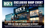 Dick's Discount Days 3/28-3/31